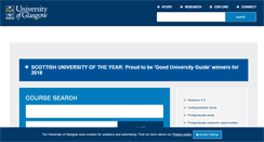 Desktop Screenshot of gla.ac.uk