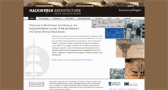 Desktop Screenshot of mackintosh-architecture.gla.ac.uk