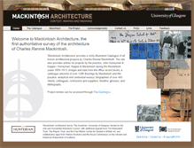 Tablet Screenshot of mackintosh-architecture.gla.ac.uk